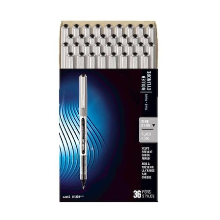 Sanford Sanford Ink 1921066 0.7 mm Uni-Ball Vision Fine Point Pen; Black 1921066